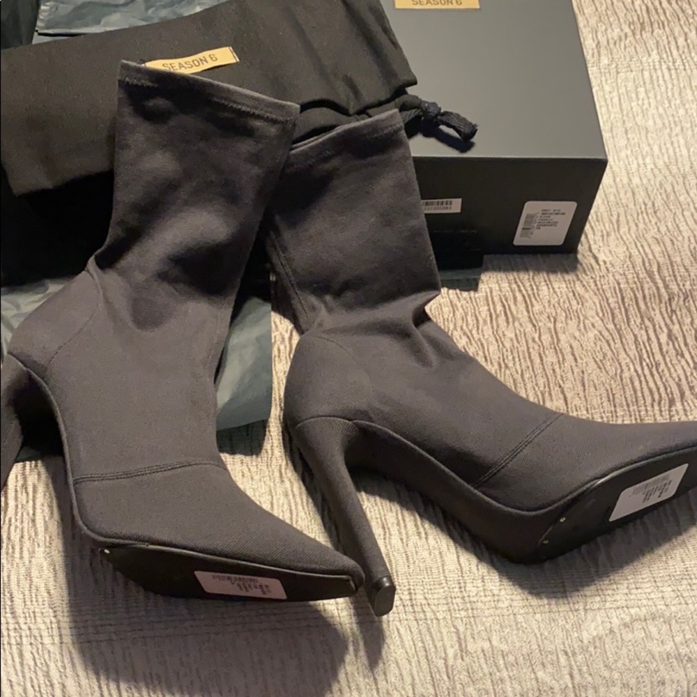 Yeezy Mid calf booties